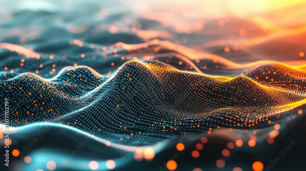 Aufkleber innovative visual representation illustrates the intersection of artificial intelligence and real es