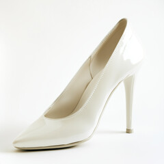 women shoes high heels isolated on white background