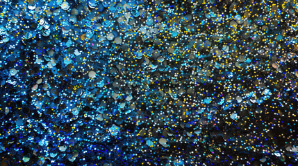 water drops on blue background