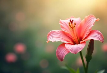 Fototapeta premium Beautiful pictures of flowers with nature