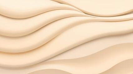 Obraz premium ベージュを基調とした3D背景素材