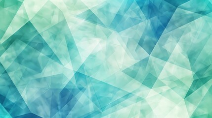Obraz premium Abstract Geometric Blue Green Background