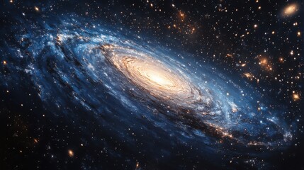 Fototapeta premium a black hole with stars and a white circle
