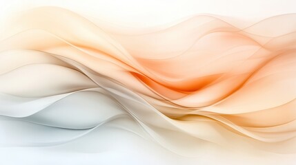 Elegant abstract waves of soft colors create a serene backdrop, ideal for designs related to wellness, technology, or creativity, Perfect for presentations, websites, or advertising materials,