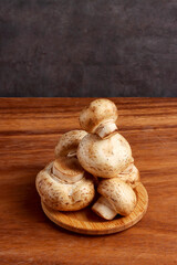 truffle mushrooms vegan plant ingredient traditional japanese asian food photography kitchen shitake