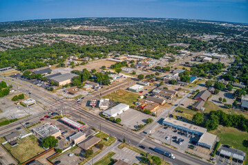 Aerial View of Desoto, Texas during Summer