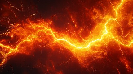 Dynamic Plasma Lightning and Fiery Energy Surges Capturing Electric Cosmic Storms in High Definition