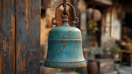 Obraz premium a large bell with a handle