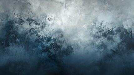 Obraz premium Abstract blue black smoky interior background