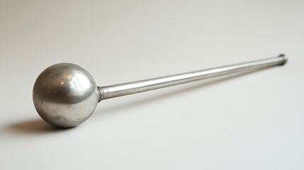 a long metal stick with a ball on it