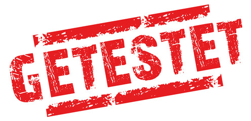 Stempel GETESTET.
