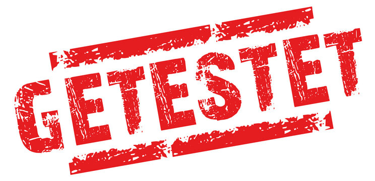 Stempel GETESTET.
