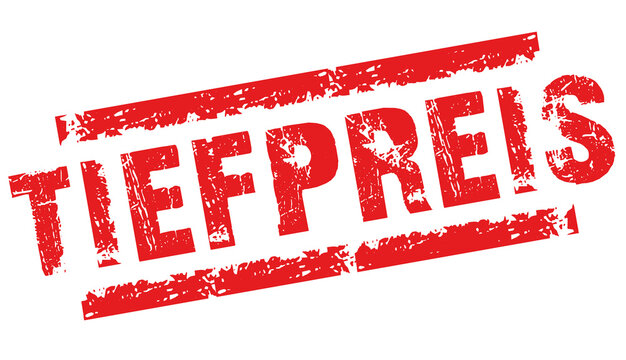 Stempel TIEFPREIS