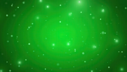 Obraz premium Festive green background with sparkling lights for St. Patrick's Day celebration