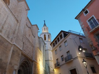 A cathedral in a Spanish city