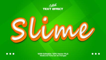Editable Slime Text Effect