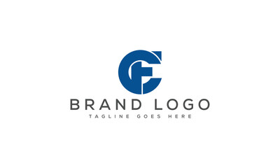 letter CF logo design vector template design for brand.