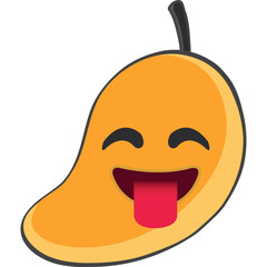 Tongue  mango face