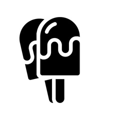 ice cream glyph icon