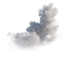Distinctive cloud formation against a bright sky during midday