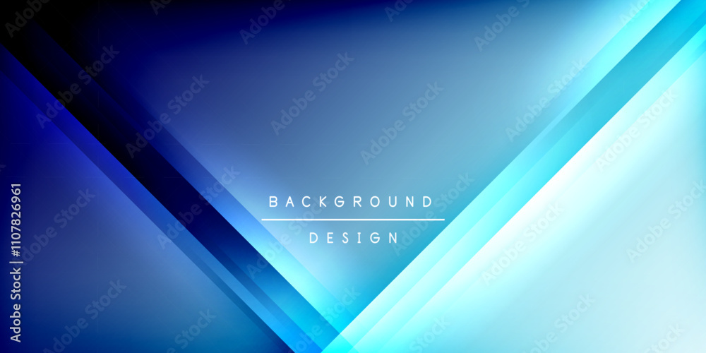 Aufkleber dynamic shadow lines geometric shapes