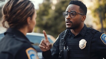 Officer discusses approach to race-related incident while on duty in urban setting