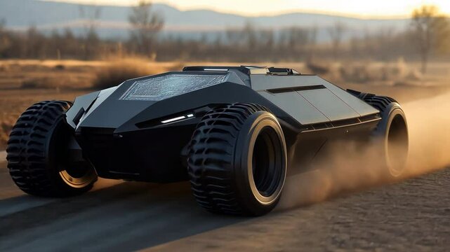 Autonomous battle tank An autonomous battle tank navigates the terrain without human control, using AI to make tactical decisions. Its futuristic capabilities redefine modern warfare.