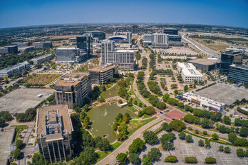 Aerial View of Frisco, Texas during the Summer