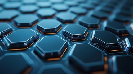 Obraz premium Nanotechnology in solar panels, efficient light harvesting, 3D illustration