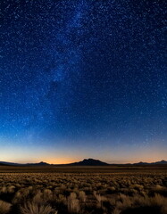 Night Sky Open Plains