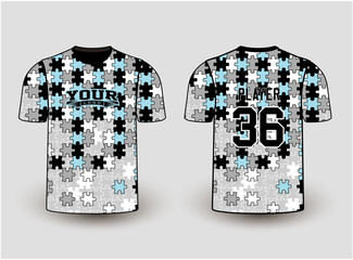 Sports gear template mockup is a perfect fit for all sports. The designs that go on casual wear, shirts, fashion apparel, and all kinds of team uniform