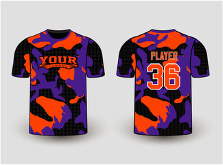 Sports gear template mockup is a perfect fit for all sports. The designs that go on casual wear, shirts, fashion apparel, and all kinds of team uniform