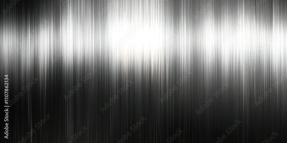 Poster metallic texture with blurred light reflections creates an abstract background for various design us