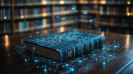 e library concept person use smartphone and hand touch with virtual ebook icons for electronic books online knowledge base on internet digital library or e librar