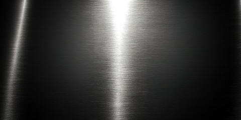 Obraz premium Metallic surface reflection creates a striking visual effect with subtle texture and light interplay