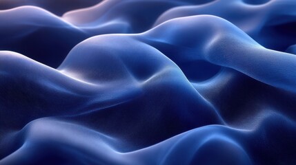 Fototapeta premium flowing cloth with abstract wave pattern with alpha channel 3d rendering