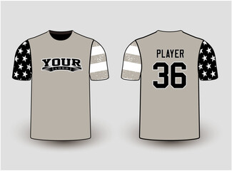 Sports gear template mockup is a perfect fit for all sports. The designs that go on casual wear, shirts, fashion apparel, and all kinds of team uniform