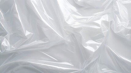 Obraz premium wrap of transparent plastic film over a textured background