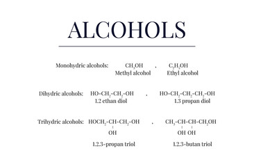 Alcohols