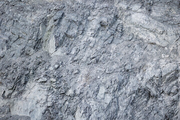 Textured Grey Rock Surface for Natural Background and Geological Study