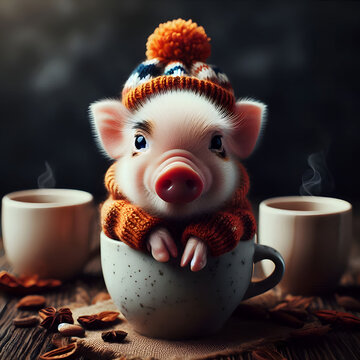 Ein Pulloverschwein.