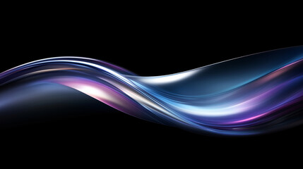 Radiant, Electric Tides of Hue - Comprising Blue, Purple, and Red - Swirl Dynamically Over a Dark Contrast, Crafting an Abstract and Boldly Eye-catching Pattern