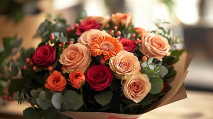 Obraz premium Luxurious Rose Bouquet