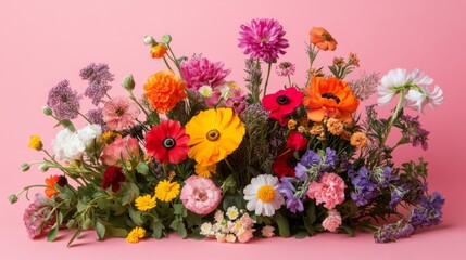 Fototapeta premium Vibrant Floral Arrangement