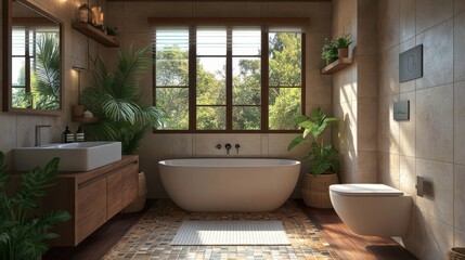 Fototapeta premium Modern Bathroom Design