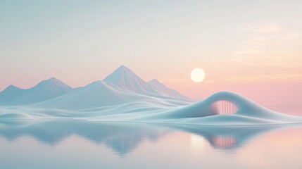 Fototapeta premium Surreal Abstract Landscape