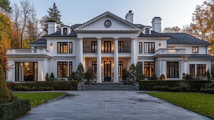Fototapeta premium Elegant Mansion Exterior