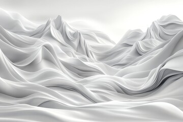 Fototapeta premium Minimalist Mountain Design with Stylized Peaks for Modern Decor and Outdoor Enthusiasts, Perfect for Prints and Digital Use