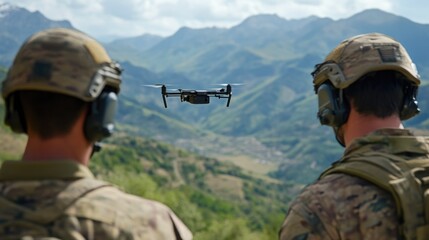 Autonomous Drone Trials in Military Training Operations