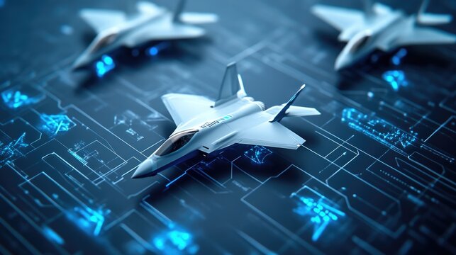 Jet Fighters on a Virtual Mission Planning Grid